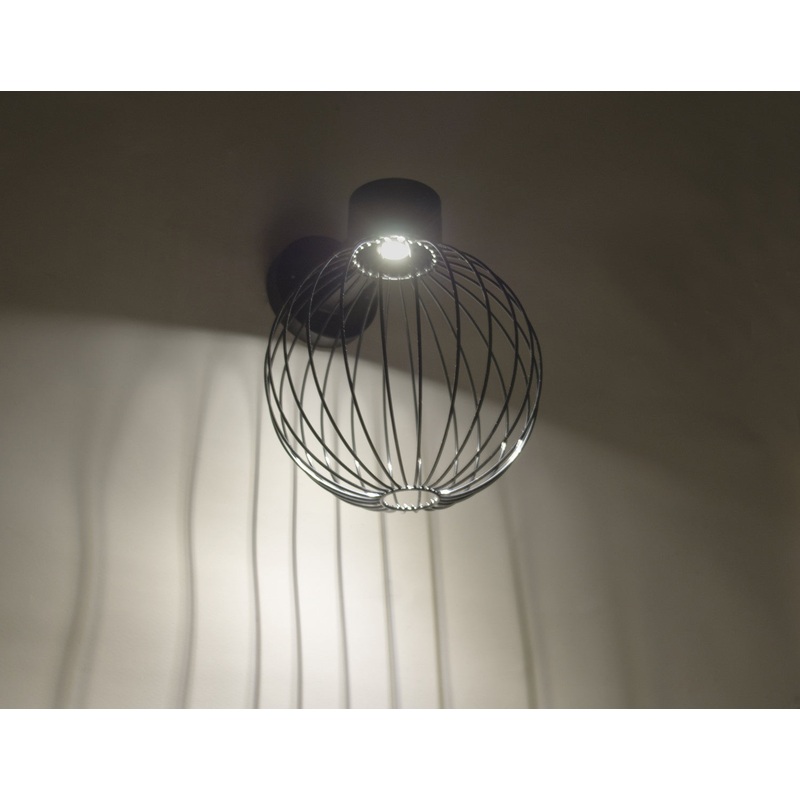 Besa SULTANA-G-WALL-LED-BK Sultana One Light Outdoor Wall Sconce Black