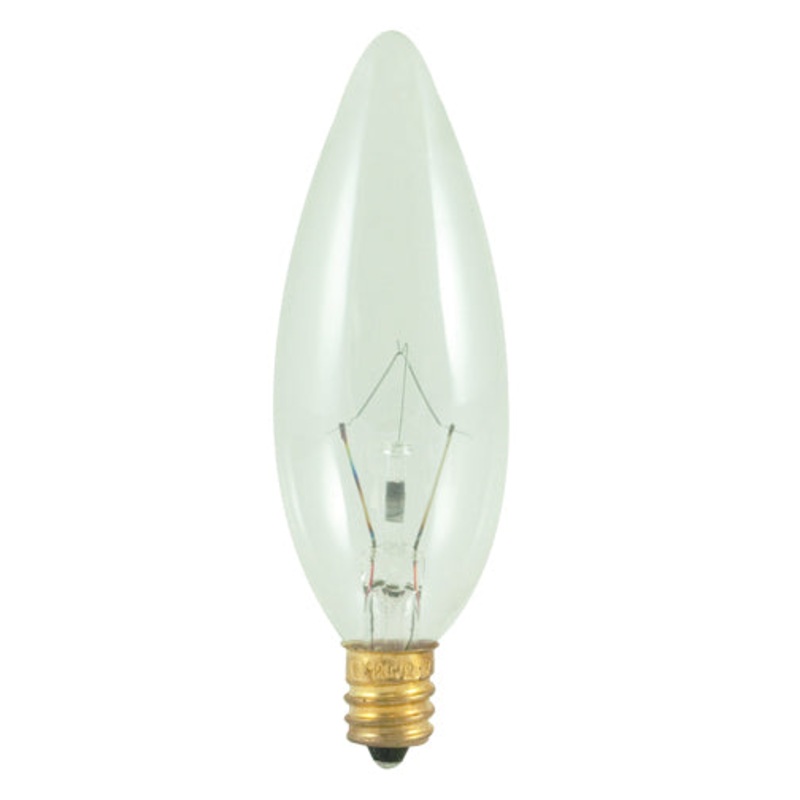 Bulbrite 400025 Torpedo Light Bulb Clear