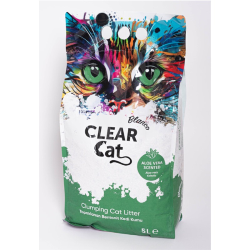 ClearCat Blanco Cat Litter – Aloevera 10L