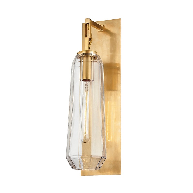 Corbett Lighting 447-19-VB Copenhagen One Light Wall Sconce Vintage Brass