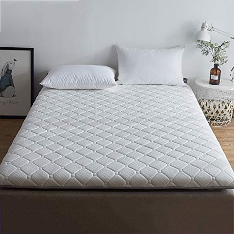 Nileco Coperchio Trelted Mattress Topper Pad, Dormire Materasso Futon Addensare Tatami Tappetino Pieghevole Home da Terra Dormitorio Studentesco Traspirabilit-b 150x200cm(59x87inch)