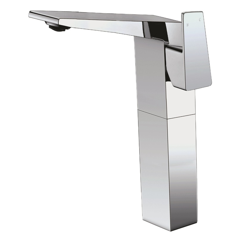 ALFI brand AB1475-PC Polished Chrome Single Hole Tall Bathroom Faucet