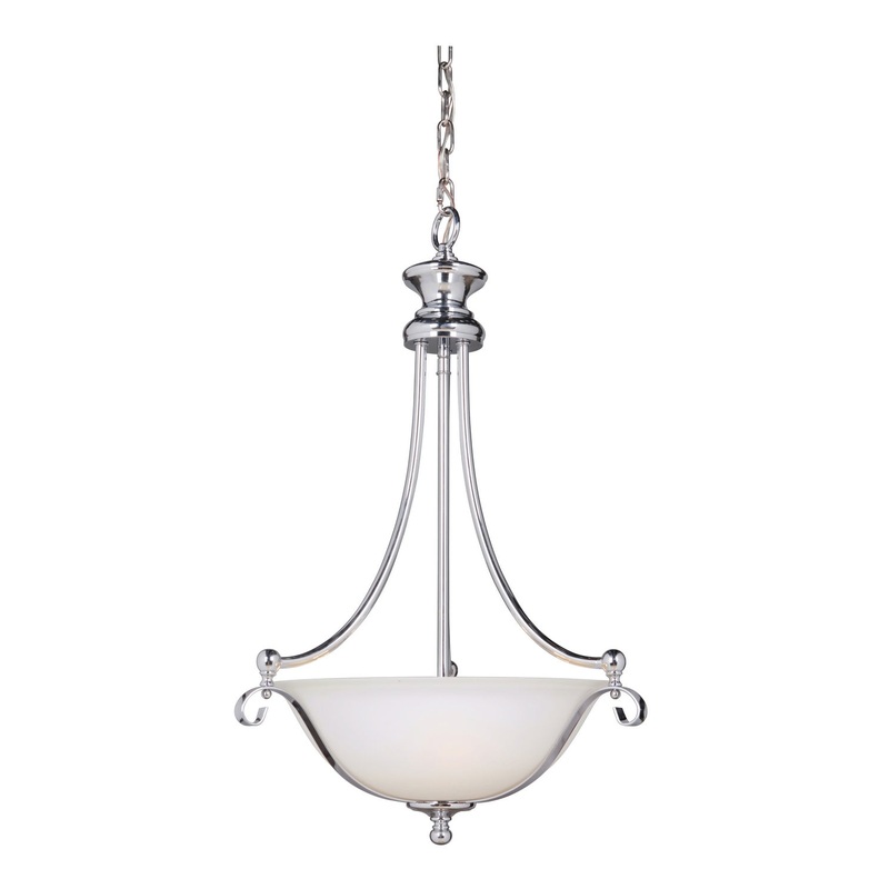 Craftmade 39843-CH Chelsea Three Light Inverted Pendant Chrome (Discontinued)