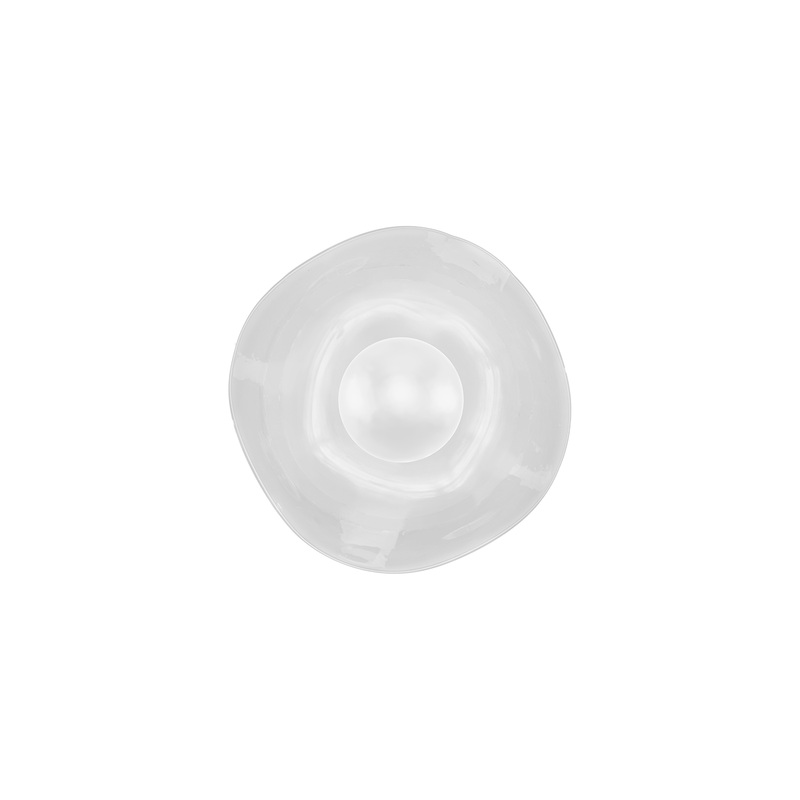 Embark 8″H Sconce White/Clear