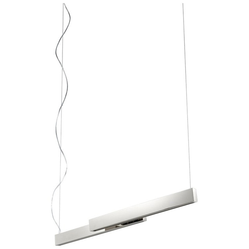 Klone Two-Light 40″ Linear Pendant – Polished Nickel