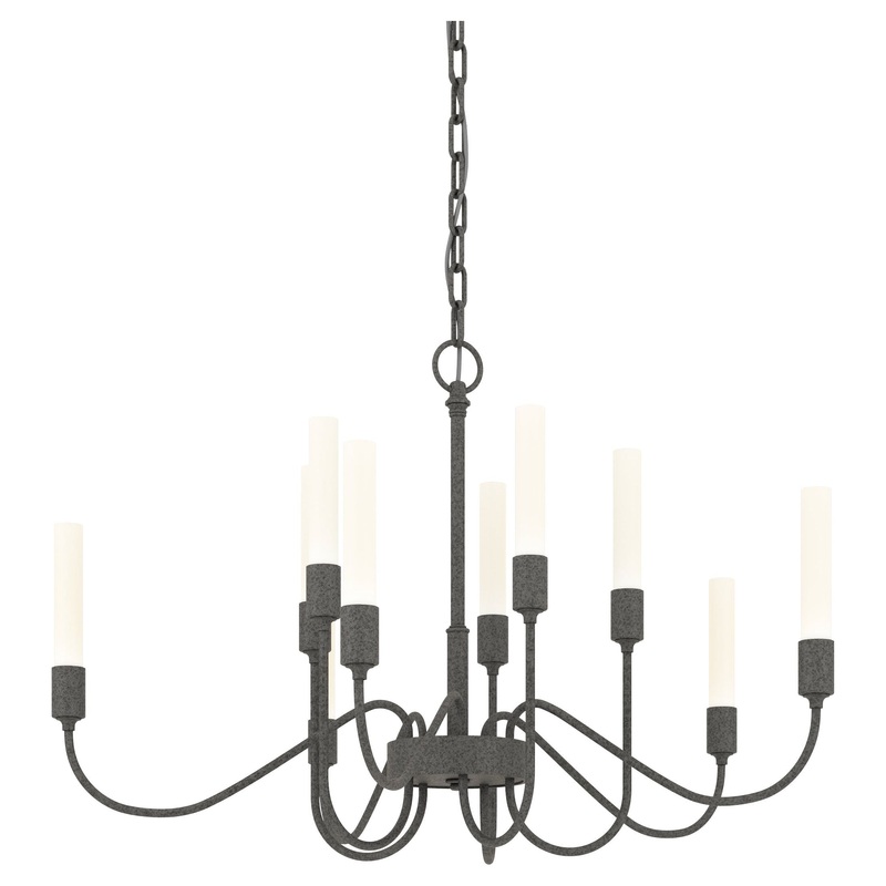 Lisse 10-Arm Chandelier Natural Iron