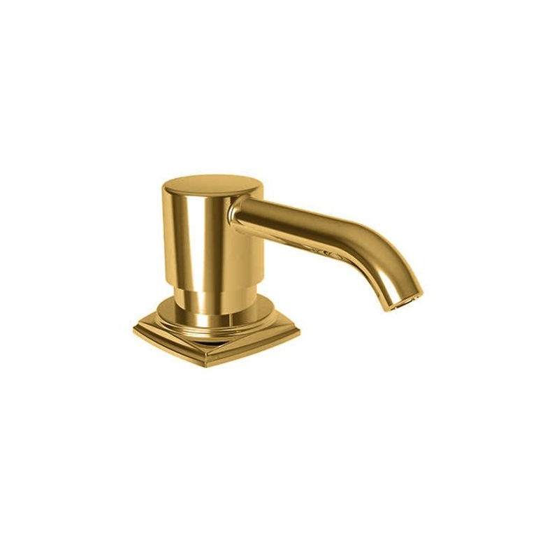 Soap Dispenser Zemora Forever Brass PVD Deck Mount Brass Pump