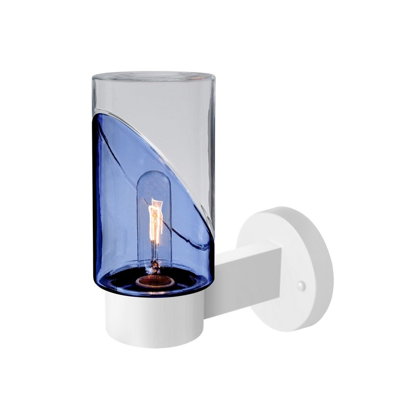 Besa BLINKBL-WALL-EDIL-WH Besa Blink Outdoor Sconce LED Outdoor Wall Sconce White