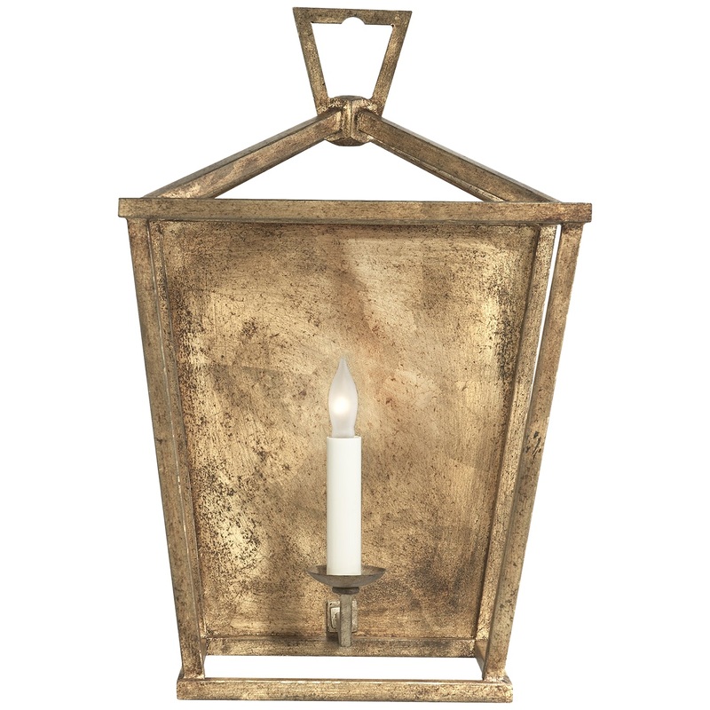 One Light Wall Sconce from the Darlana Collection in Gilded Iron Finish by Visual Comfort Signature