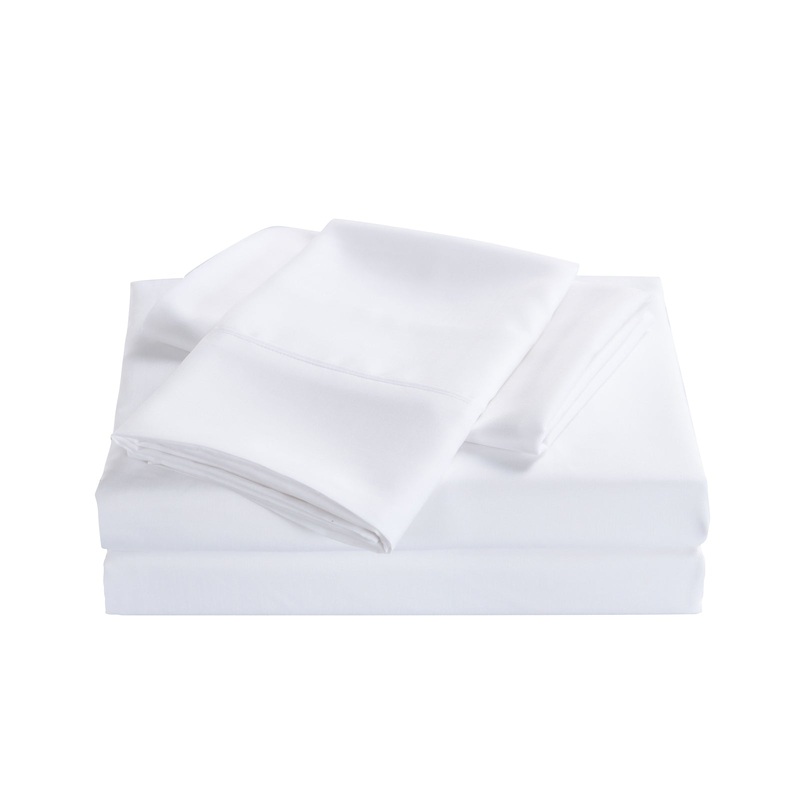 Royal Comfort 2000 Thread Count Bamboo Cooling Sheet Set Ultra Soft Bedding – Single – White