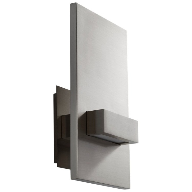 Vela Two-Light Wall Sconce – Satin Nickel